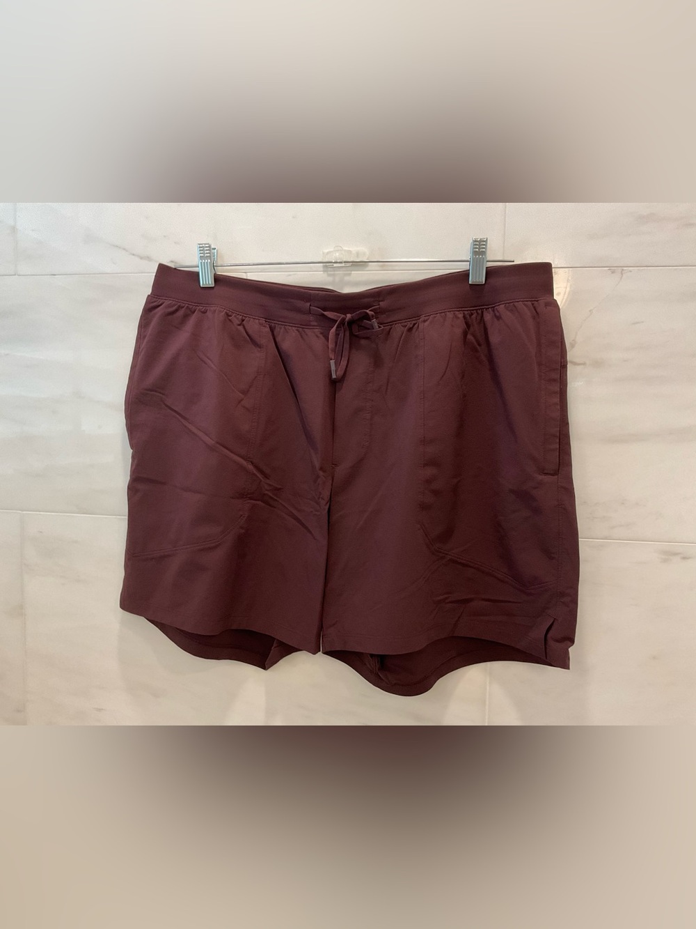 Lululemon License To Train Shorts - 7” - Linerless BURGUNDY WINE size XXL T52
